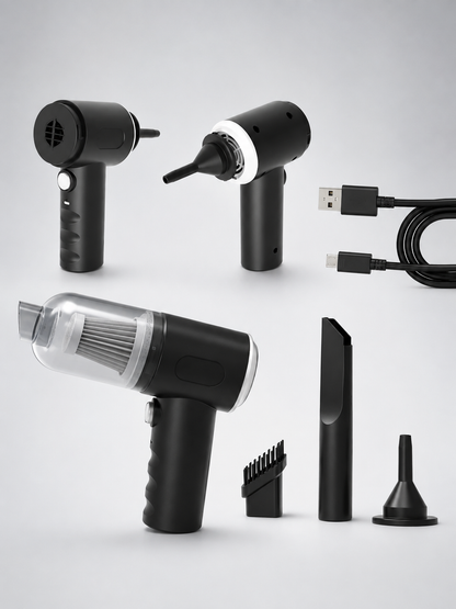 Mini Aspirateur & Souffleur Sans Fil 3-en-1