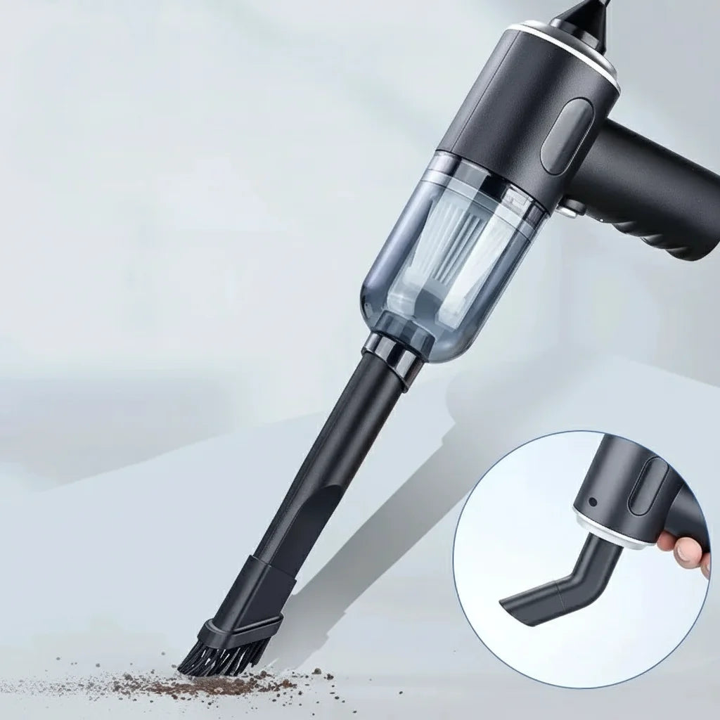 Mini Aspirateur & Souffleur Sans Fil 3-en-1